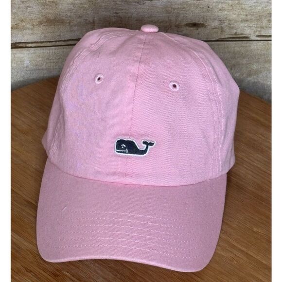 VINEYARD VINES PREPPY PINK SIGNATURE LOGO ADJUSTABLE CASUAL EVERYDAY BALL CAP - Picture 1 of 2